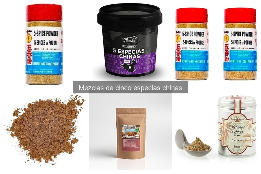 Comparativa de las Mejores Cinco Especias Chinas
