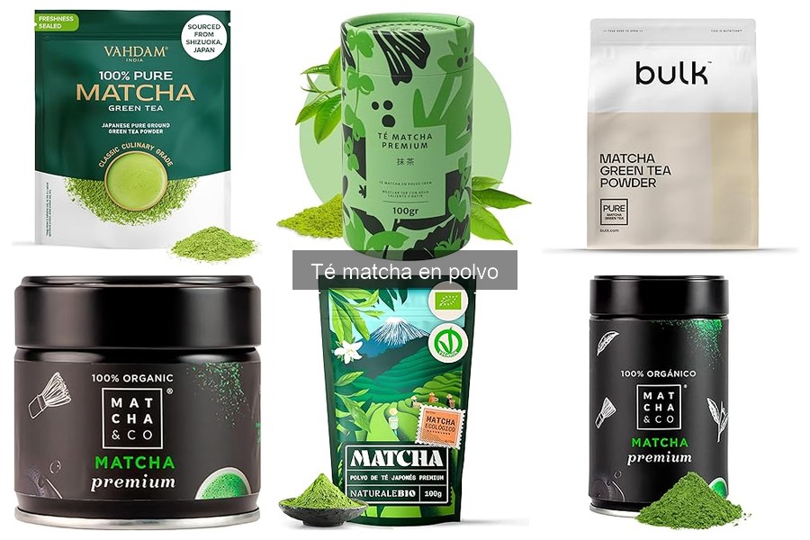 Comparativa de las mejores marcas de té matcha en polvo