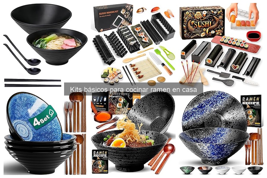 Comparativa de los mejores kits de ramen para cocinar en casa
