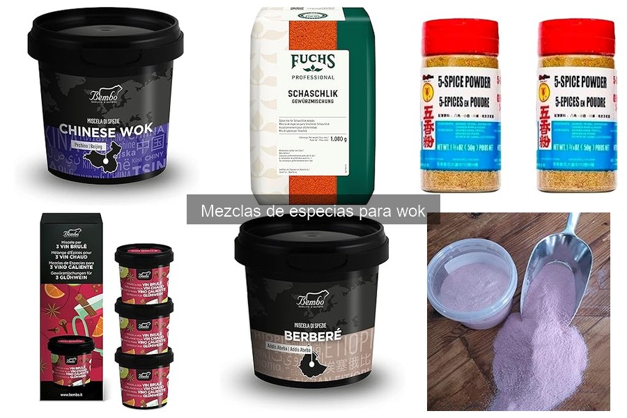 Comparativa de marcas de especias para wok