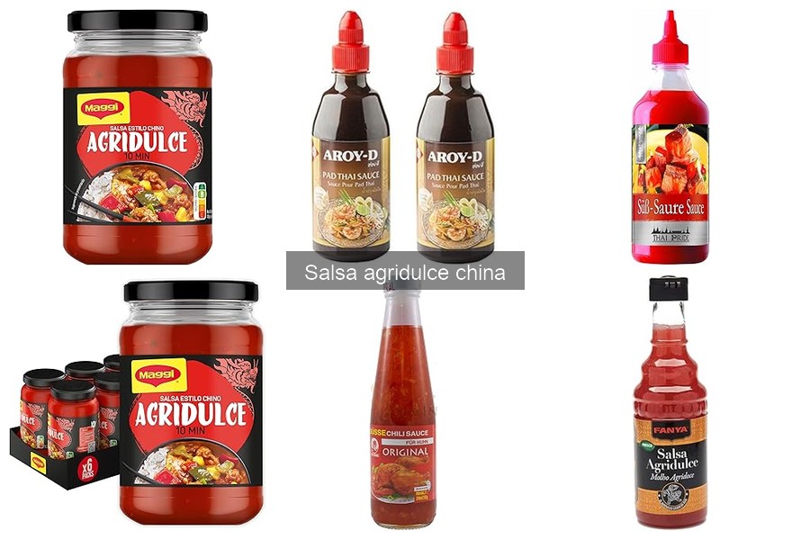 Comparativa de marcas de salsa agridulce china