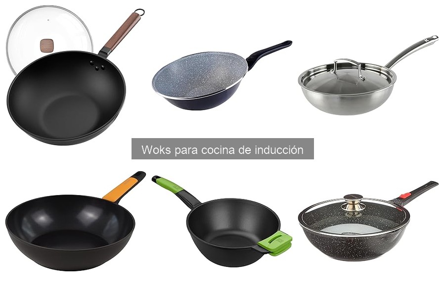Comparativa de materiales en woks para inducción: acero y más
