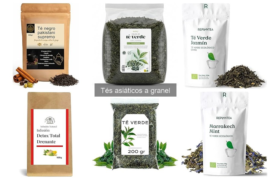 Comparativa de Mejores Tés Asiáticos a Granel