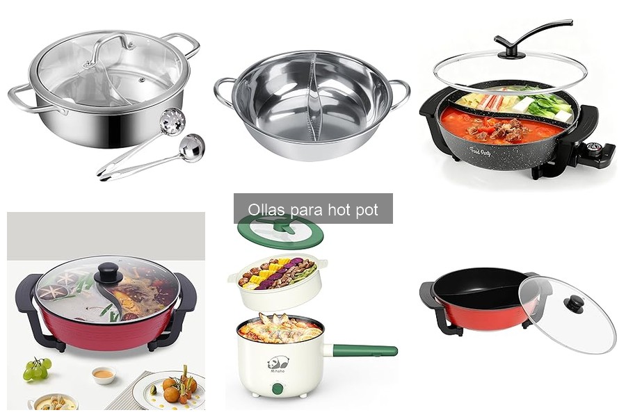 Comparativa de ollas para hot pot eléctricas y de gas
