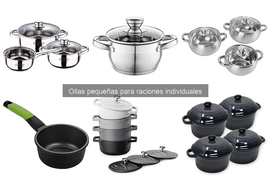 Comparativa de ollas pequeñas: acero inoxidable vs cerámica