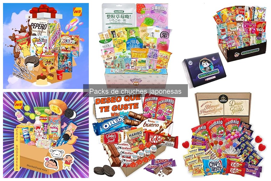 Comparativa de Packs de Chuches Japonesas y Asiáticas