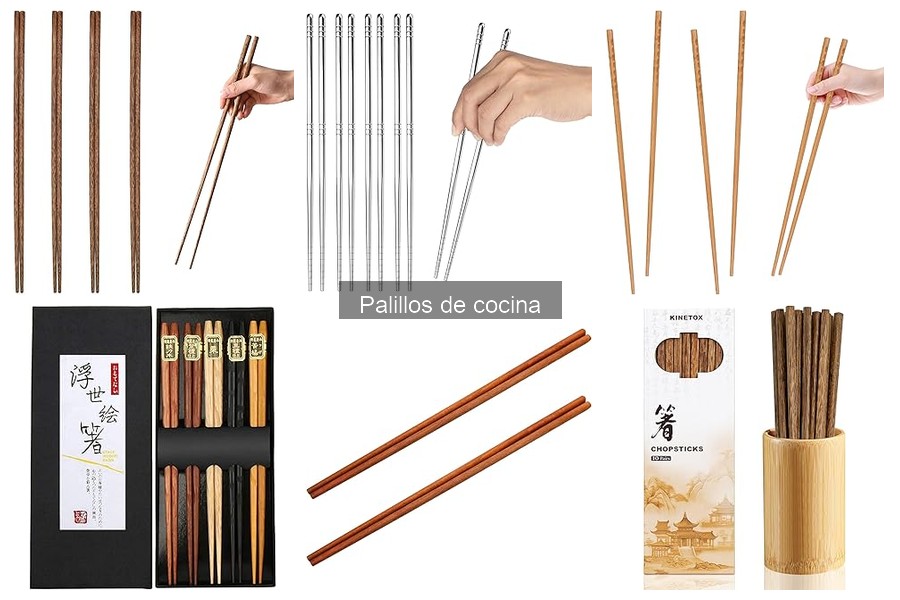Comparativa de palillos de bambú vs. acero inoxidable