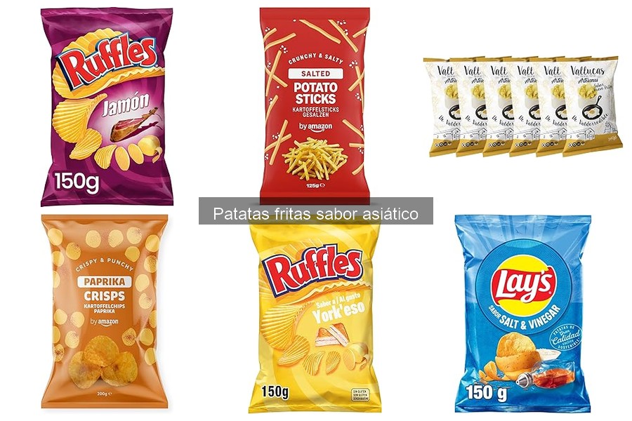 Comparativa de Patatas Fritas Sabor Asiático vs Convencional