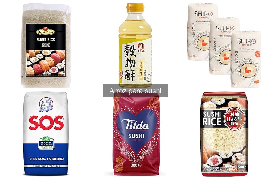 Comparativa de precios de arroz para sushi en 2023