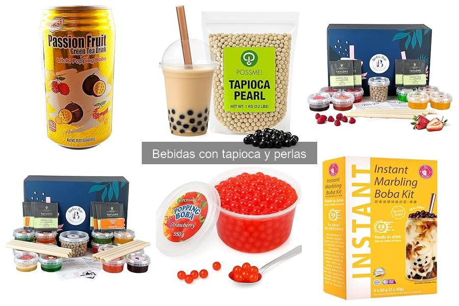 Comparativa de precios de perlas de tapioca en tiendas