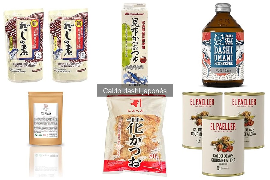 ** Comparativa de precios del caldo dashi en tiendas online