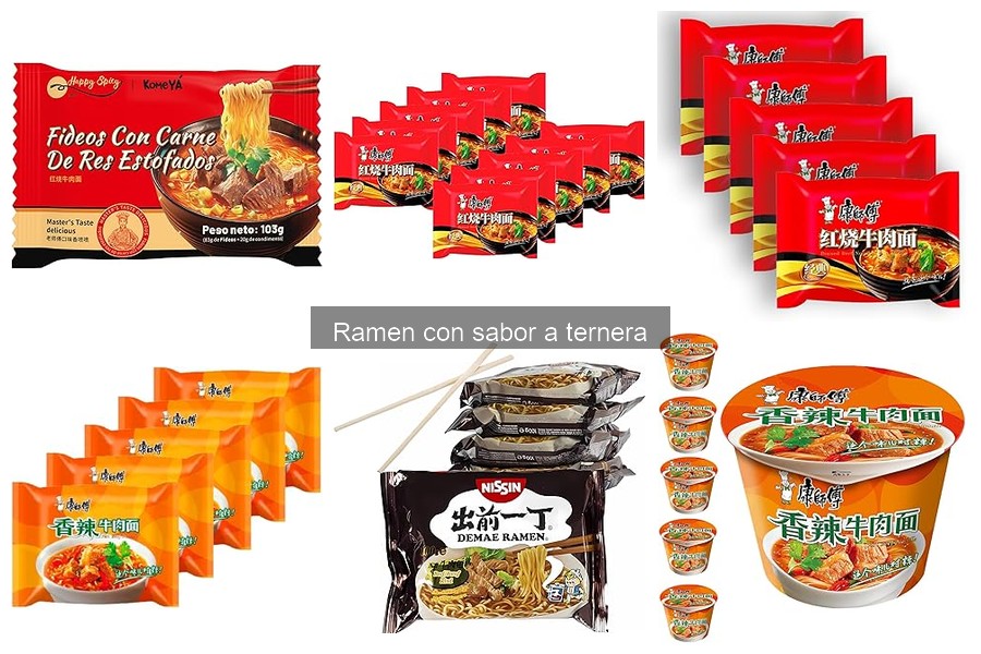 Comparativa de Ramen con Sabor a Ternera: Mejores Marcas