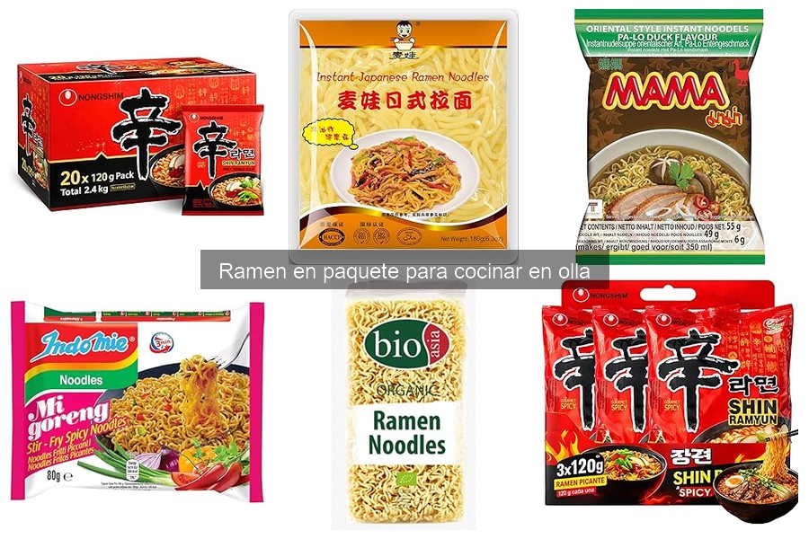 Comparativa de Ramen en paquete: Sabor y Precio