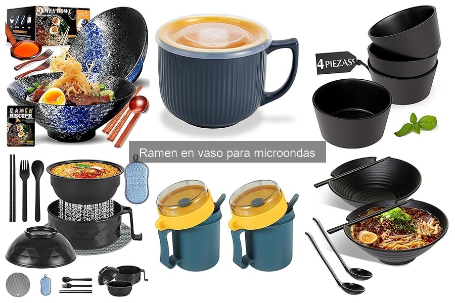 Comparativa de ramen en vaso para microondas: Marcas y sabores