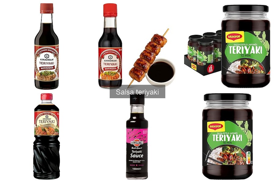 Comparativa de recetas con y sin salsa teriyaki