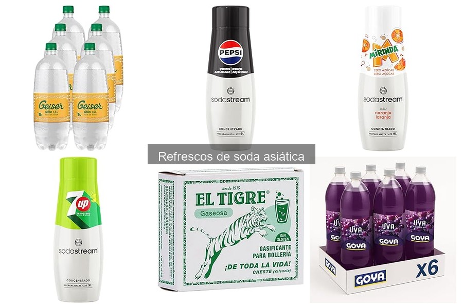 Comparativa de refrescos asiáticos y occidentales: diferencias clave