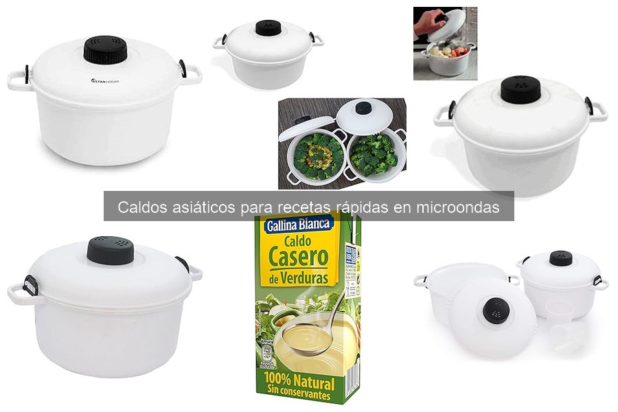 Comparativa de sabores en caldos asiáticos para microondas