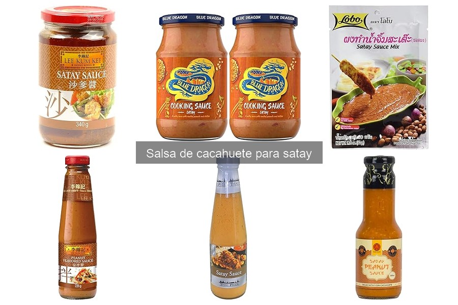 Comparativa de Salsa de Cacahuete y Otras Salsas Asiáticas