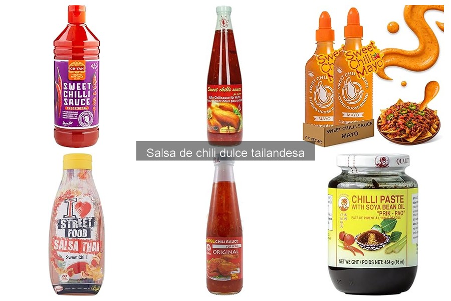 Comparativa de Salsa de Chili Dulce y Otras Salsas Picantes