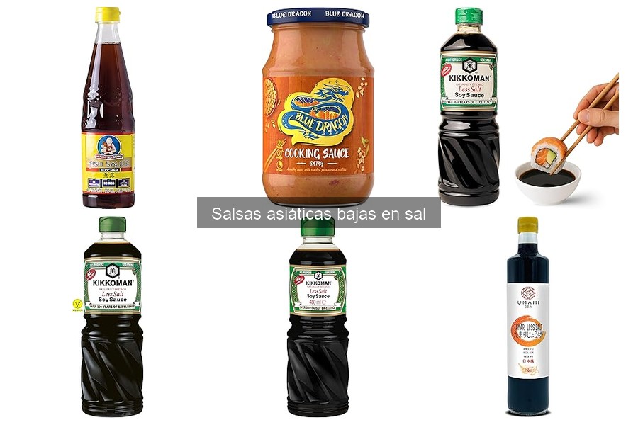 Comparativa de salsas asiáticas bajas en sal: Kikkoman vs. Umami