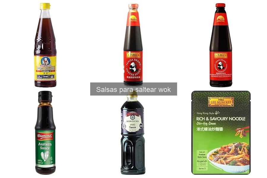 Comparativa de salsas para saltear en wok: marcas destacadas