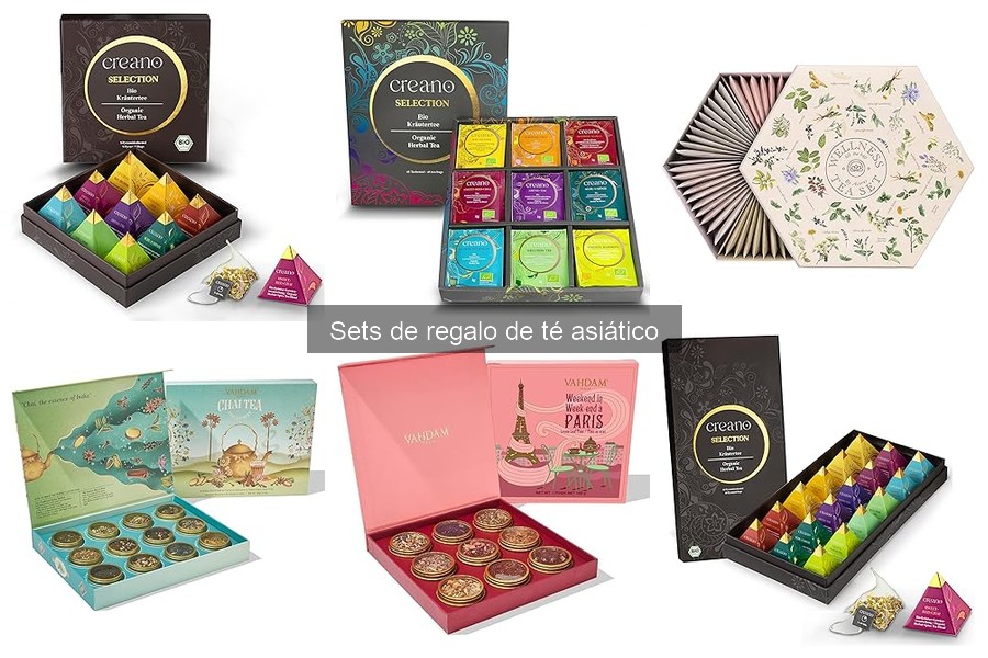 Comparativa de sets de regalo de té asiático: mejores marcas