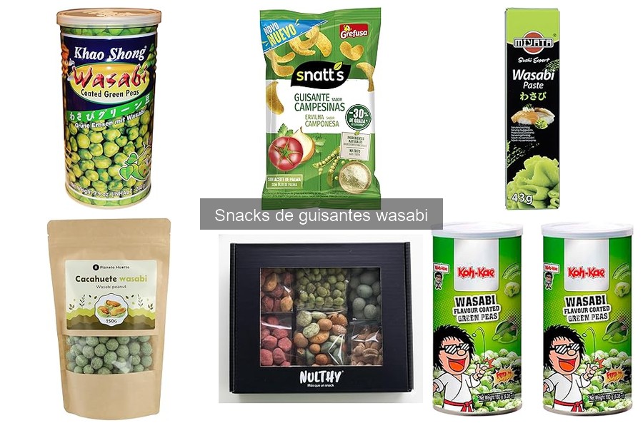 Comparativa de Snacks de Guisantes Wasabi: Sabor y Precio