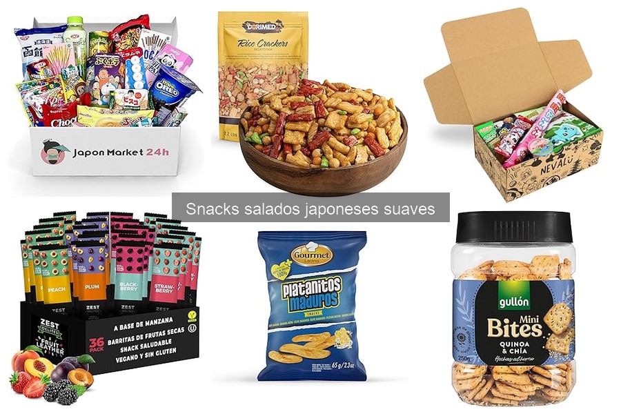 Comparativa de Snacks Salados Japoneses Suaves: Marcas y Sabores