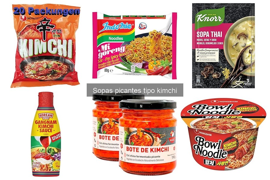 Comparativa de sopas picantes: Kimchi vs otras opciones deliciosas