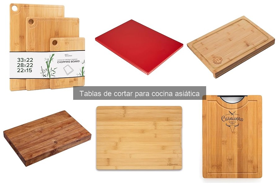Comparativa de Tablas de Cortar para Cocina Asiática