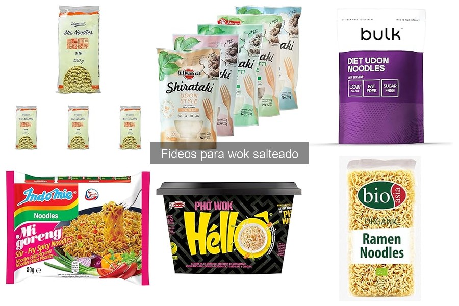Comparativa: Fideos de huevo vs. Fideos de arroz para wok