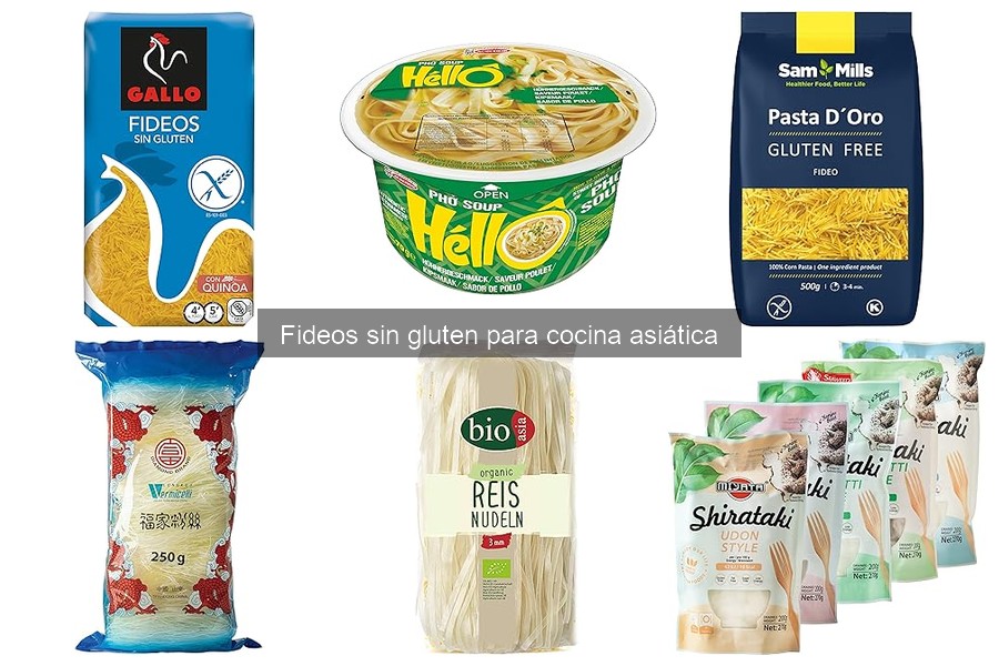 Comparativa Fideos Sin Gluten vs Fideos de Trigo