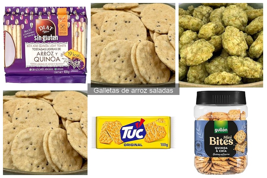 Comparativa: Galletas de arroz saladas vs. galletas de maíz
