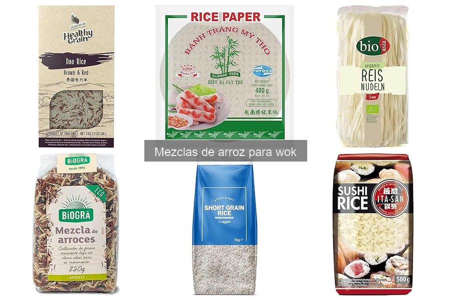 Comparativa: Mezclas de arroz para wok vs arroz normal