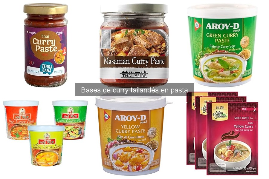Comparativa: Pasta de curry tailandés vs otras salsas asiáticas