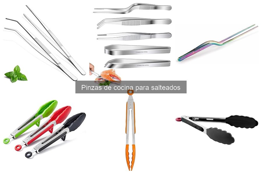 Comparativa: Pinzas de Acero Inoxidable vs Silicona para Salteados
