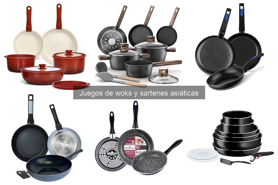 Comparativa: Sartenes Antiadherentes vs Woks para Cocinar