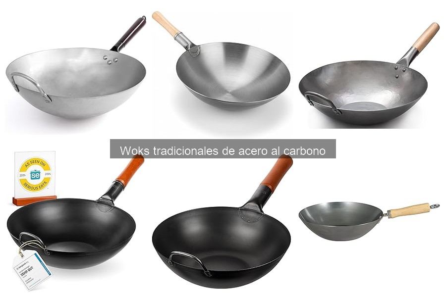 Comparativa: Woks de acero al carbono vs antiadherentes