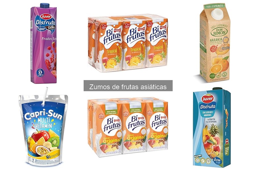 Comparativa: Zumos de Frutas Asiáticas vs. Convencionales
