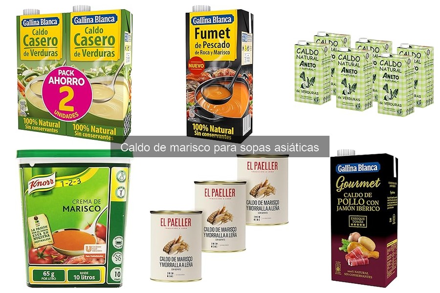 Compra caldo de marisco en línea: opciones rápidas y ofertas