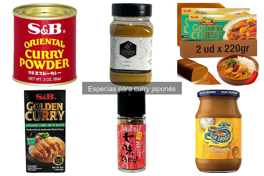Compra especias para curry japonés en línea fácilmente