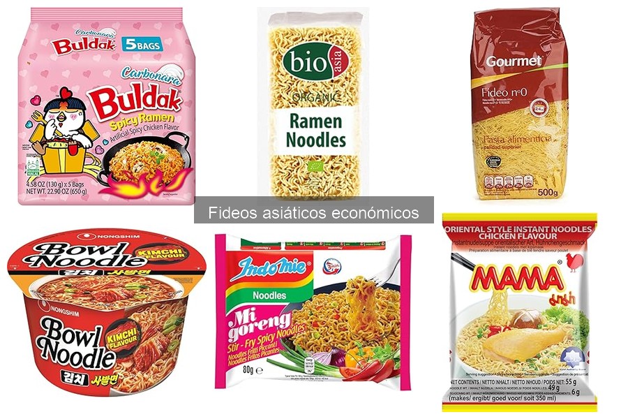 Compra fideos asiáticos económicos: mejores opciones en línea