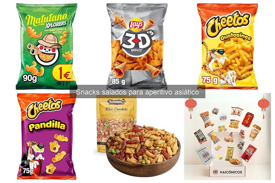 Compra snacks salados asiáticos online: mejores opciones