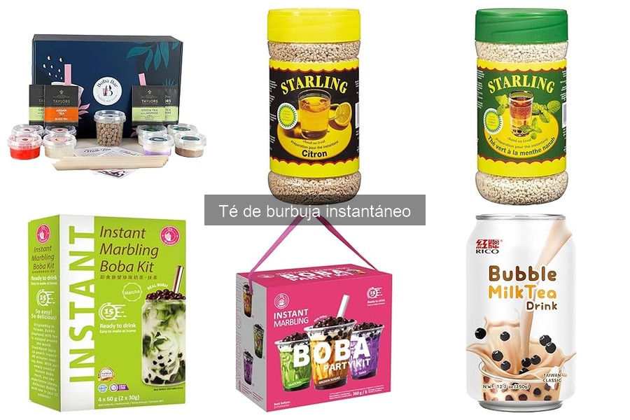 Compra té de burbuja instantáneo en línea: mejores opciones