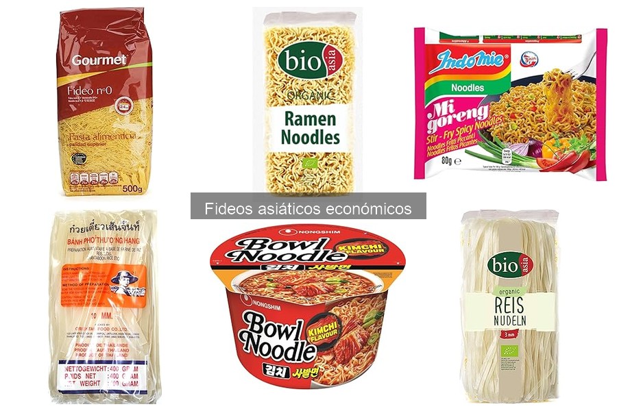 Consejos para almacenar fideos asiáticos económicos