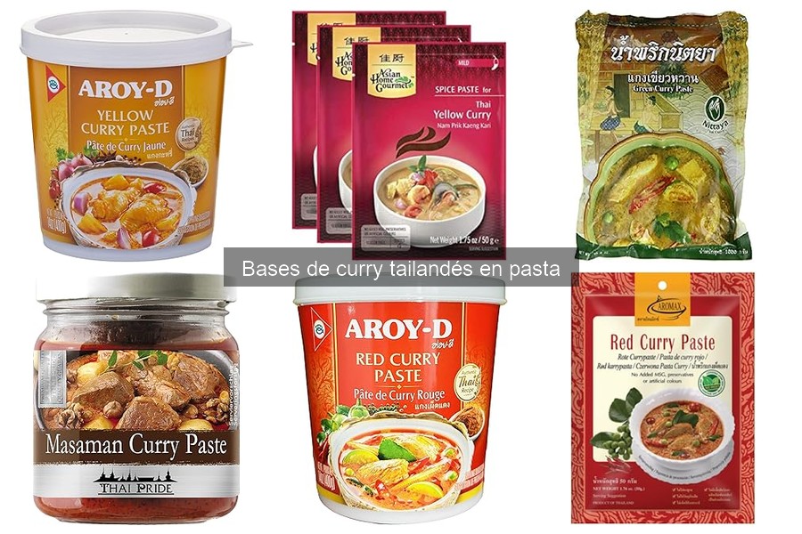 Consejos para almacenar pasta de curry tailandés correctamente