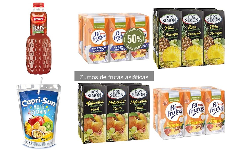 Consejos para conservar zumos de frutas asiáticas frescos