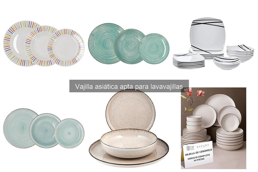 Consejos para organizar vajilla asiática en el lavavajillas
