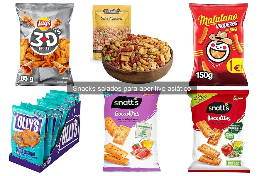 Consejos para Servir Snacks Salados Asiáticos en Eventos