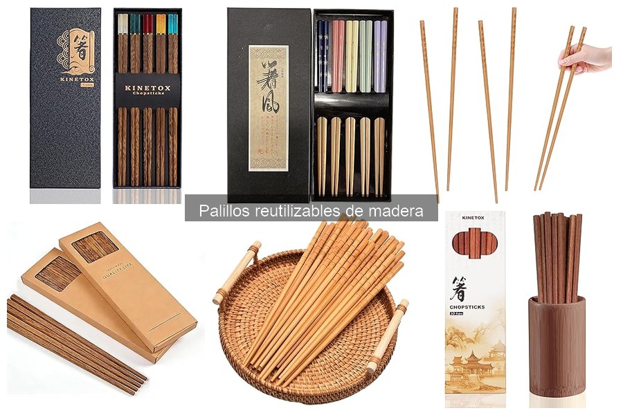 Consejos para usar palillos reutilizables de madera en casa